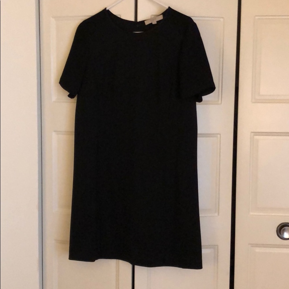 Loft Black Shirt Dress